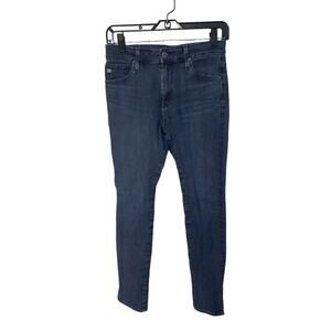 Anthropologie AG Goldschmied the high-rise stevie ankle dark wash jeans 27R